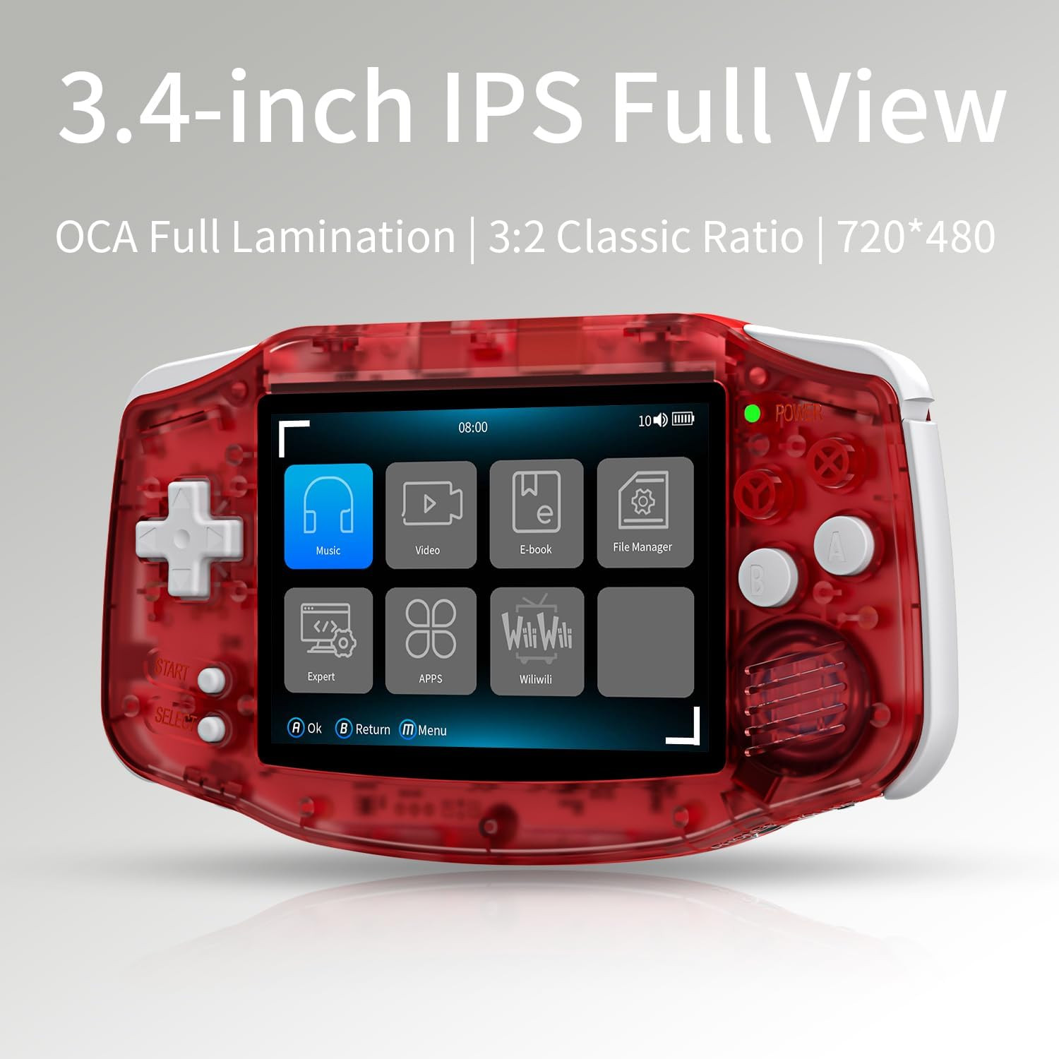 RG34XX Retro Handheld Game Console 3.4″ IPS Screen 32G Linux 64-Bit System RG 34