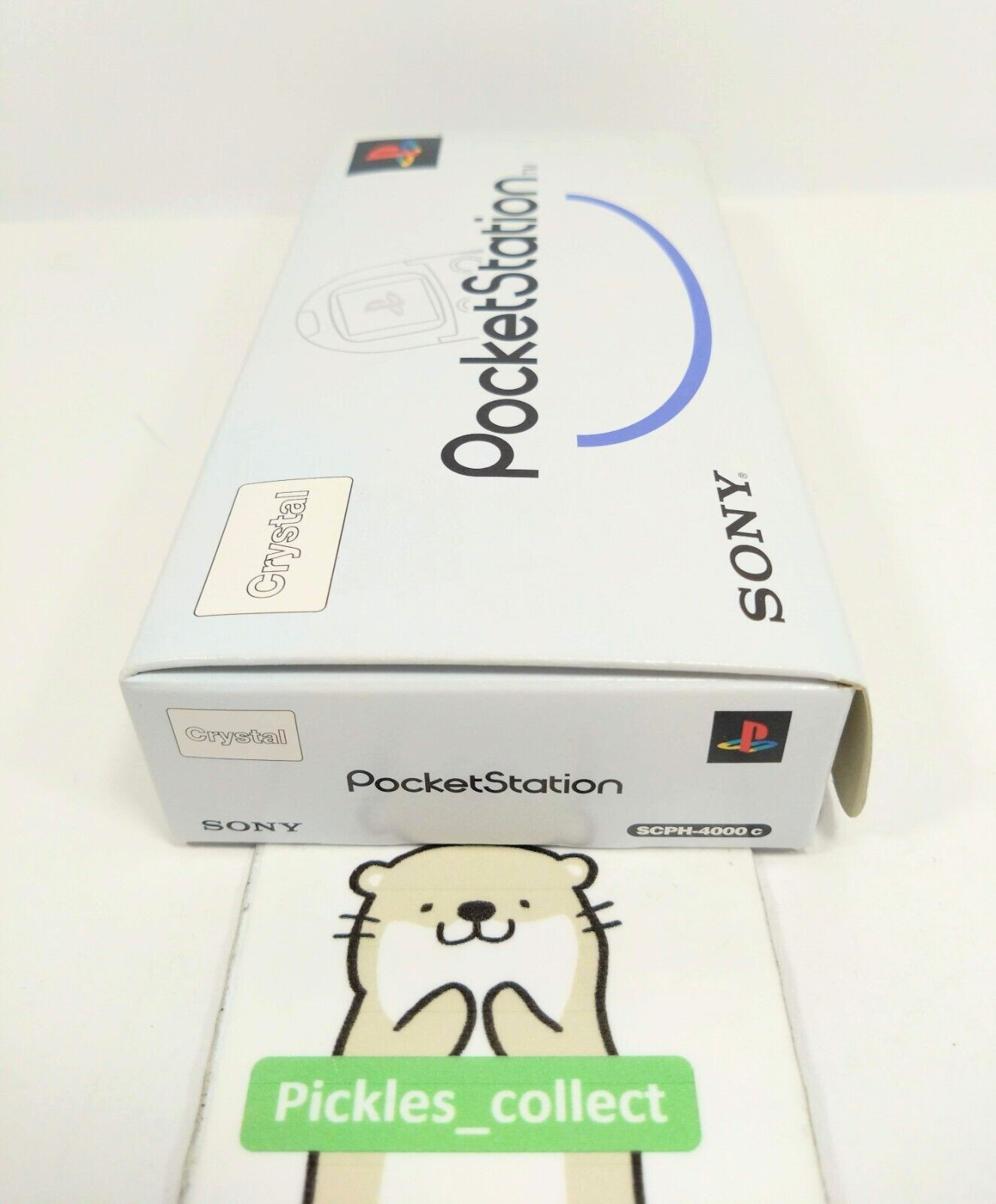 Open Box Pocket Station Clear SCPH-4000 w/Box Tested Sony PlayStation PS2 0217A