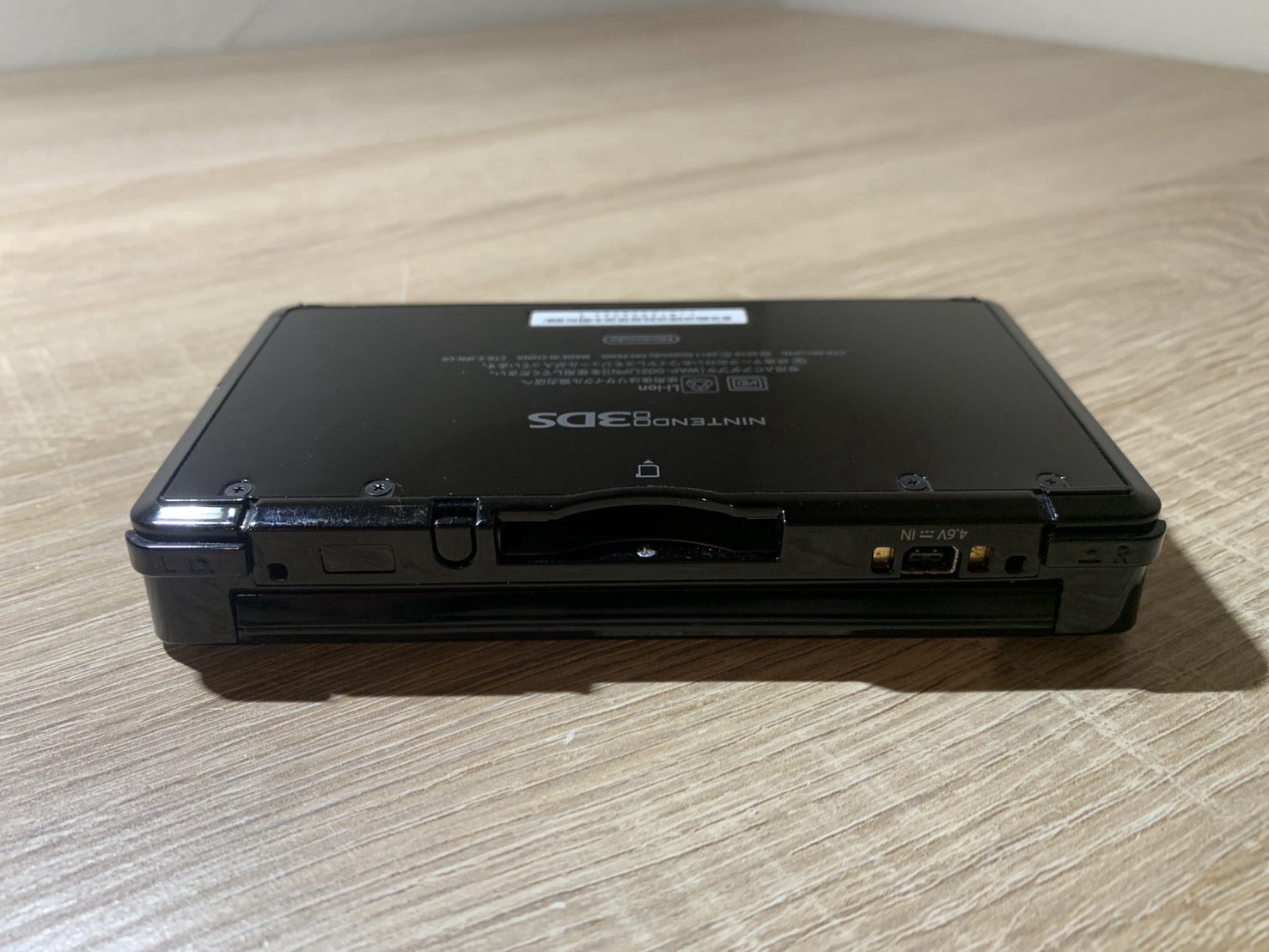 0793 Nintendo 3DS Clear Black Good TESTED
