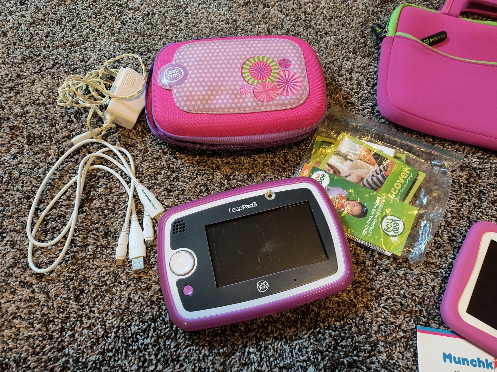 Children’s Electronics Bundle – Leapfrog Leap pad – DVD Player – Headphones
