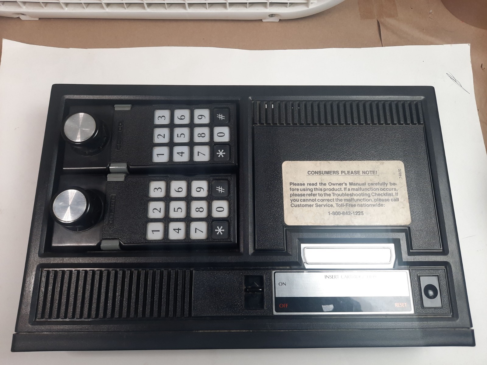 Colecovision w/ Expansion Module 1 & Coleco & Atari Games 6 Controllers