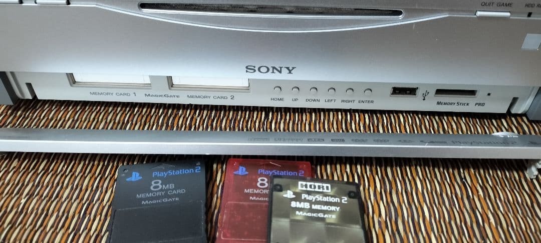 Sony PSX DESR-5100 Console w/ Remote Controllers Memory Cards HDD Works Gmae OK