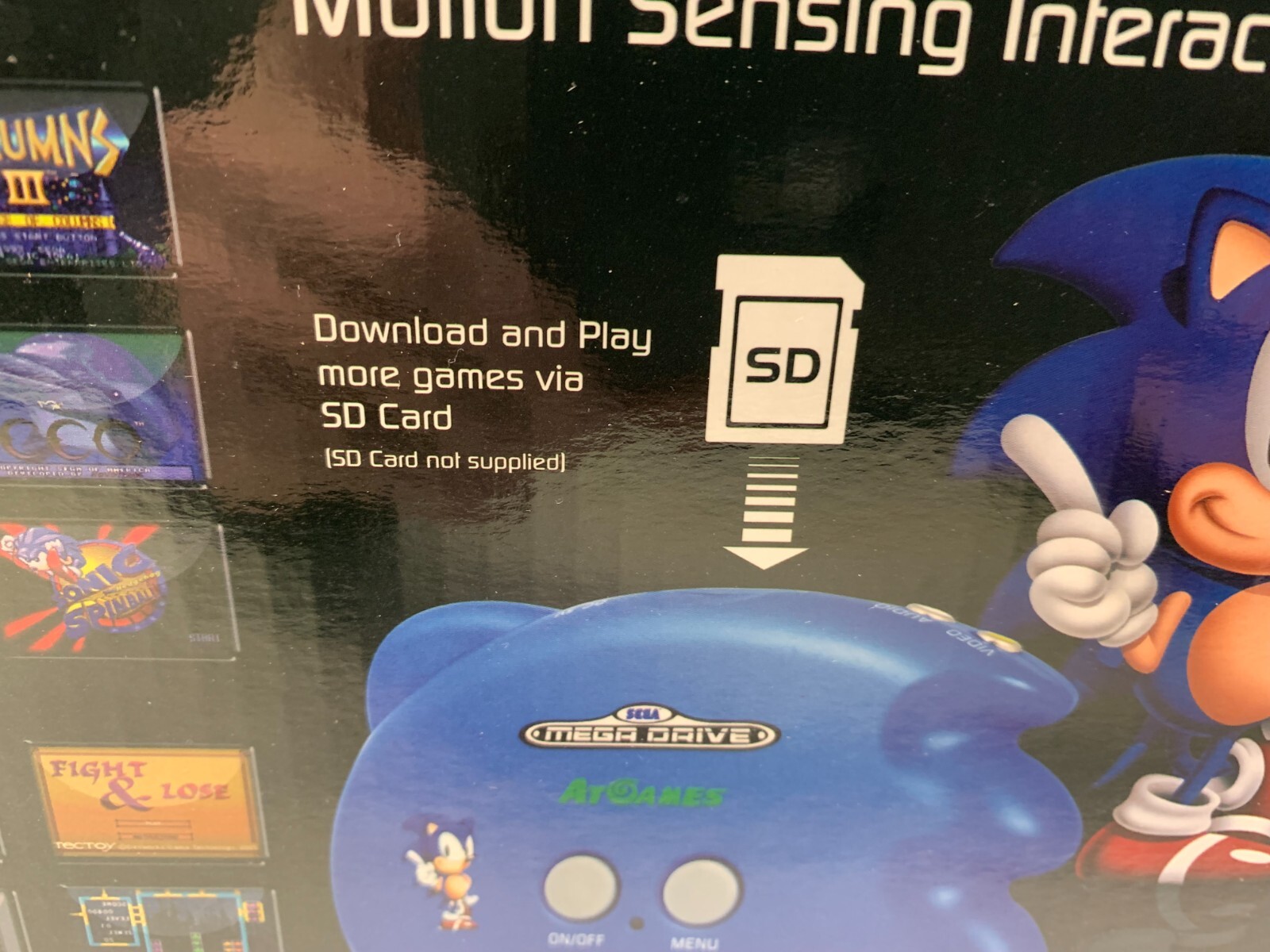 SEGA MEGA DRIVE ARCADE MOTION DUAL BLAZE CONSOLE – 37 GAMES INCLUDED – NEW