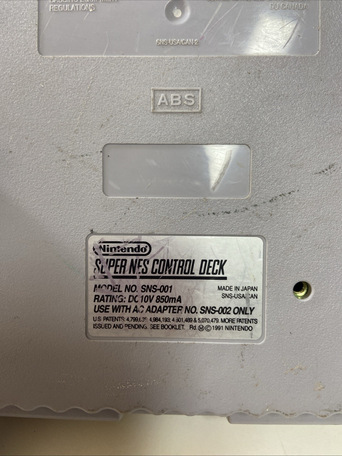 Nintendo SNES Home Console NO CORDS/CONTROLLER