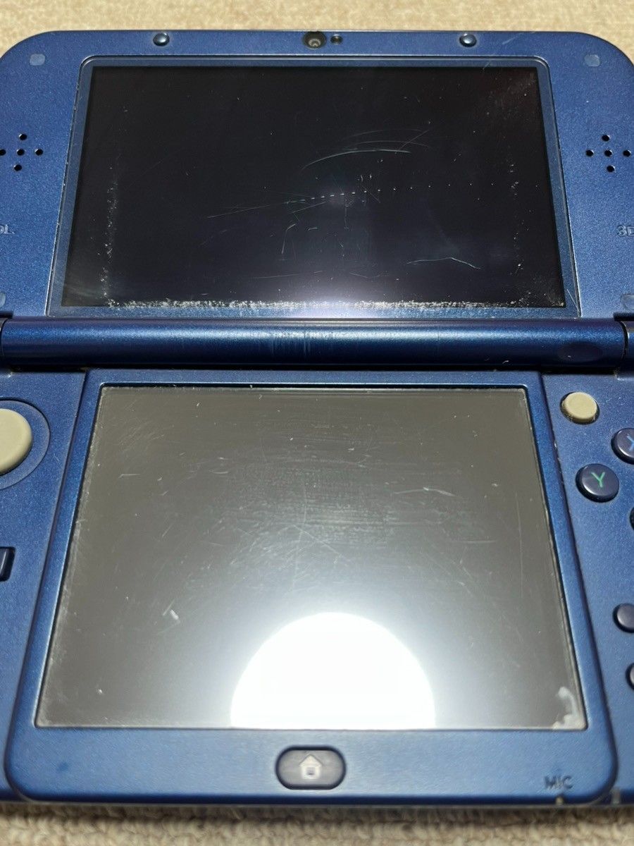 New 3DS LL XL Metalic blue Japan Nintendo Console region Japanese B969