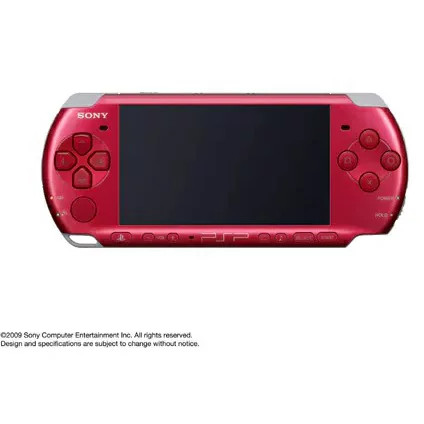PSP PlayStation Portable Radiant Red PSP-3000RR Sony Game Console　Japan