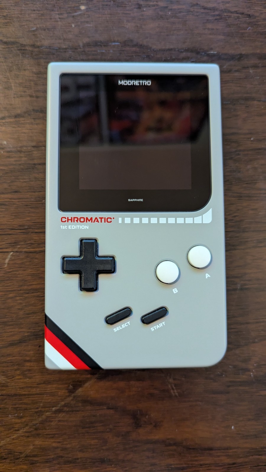 ModRetro Chromatic 1st Edition GameStop Exclusive Grey with Tetris CIB Used
