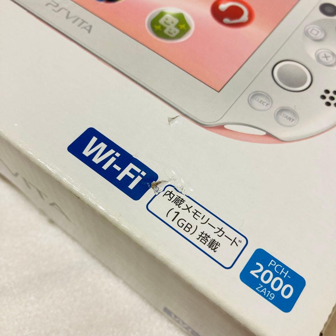 Sony PS Vita Slim PCH-2000 ZA19 Light Pink White Console Boxed Tested Japan F/S