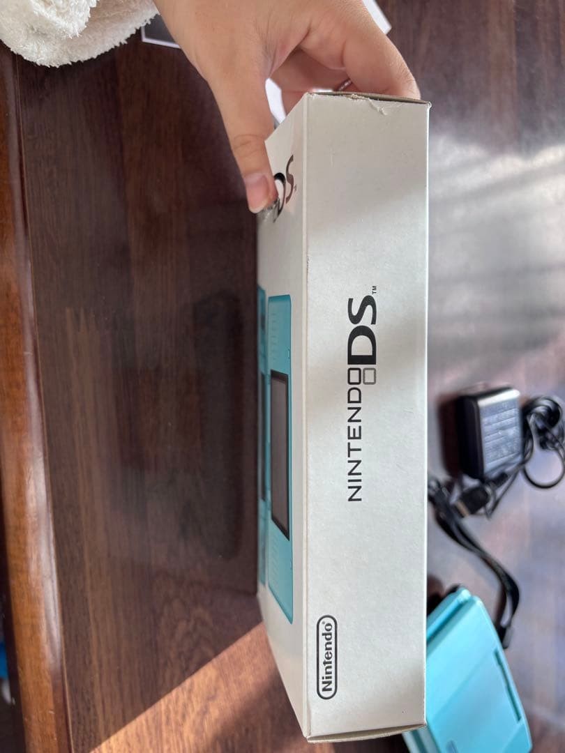 With Box Nintendo DS Console Accessories Turquoise Blue