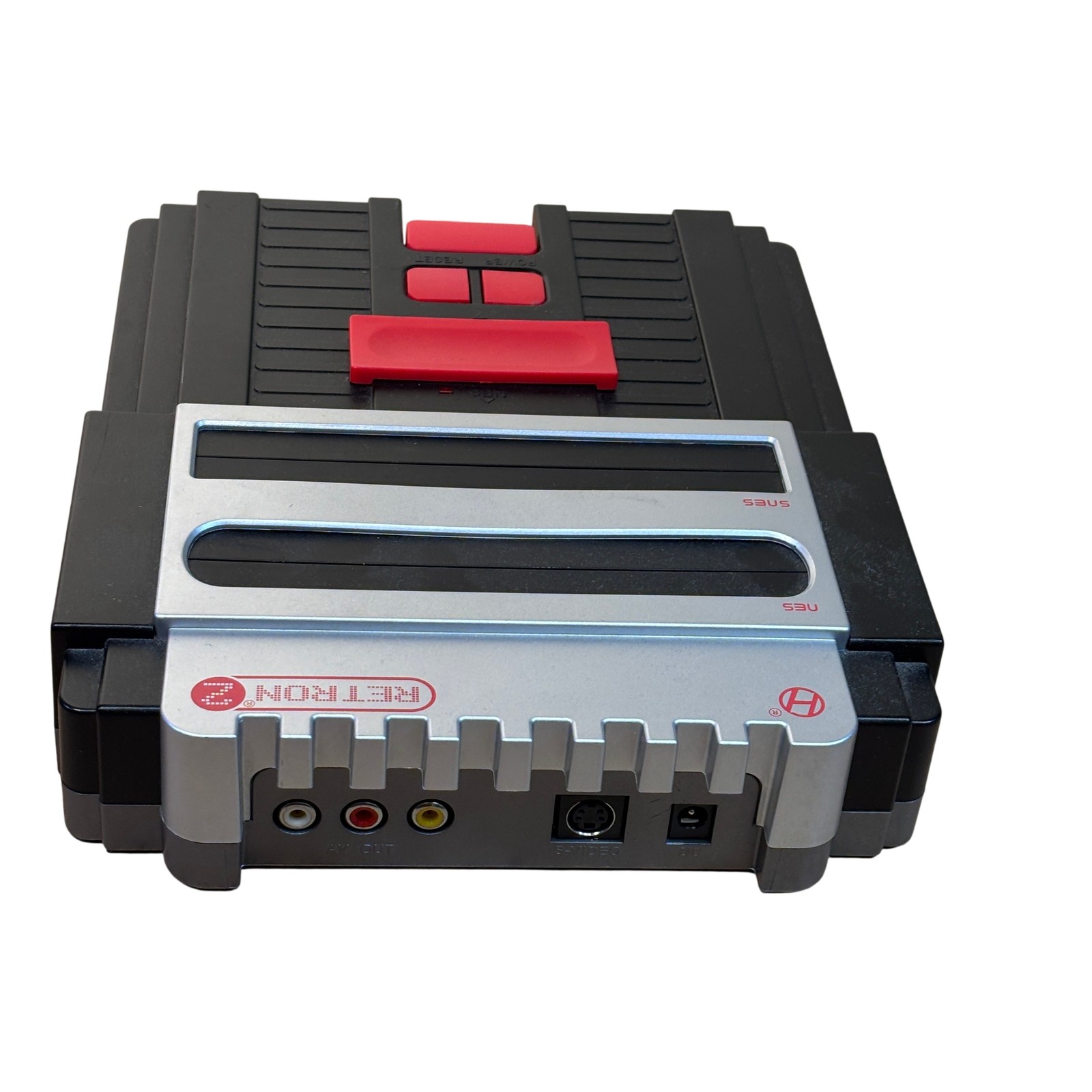 Hyperkin Retron 2 M05932-BK Black 2-In-1 Retro Home Video Gaming Console 8PO8