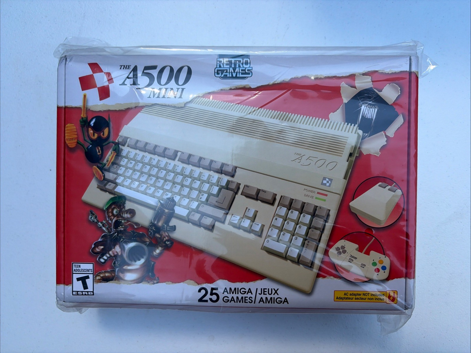 Amiga 500 The A500 Mini 25 Retro Games HDMI Console – SEALED Brand New