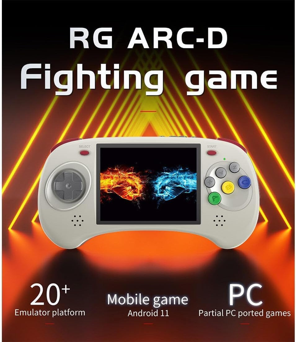 RG ARC D Retro Video Handheld Game Console Linux System RK3566 64Bit Game Player