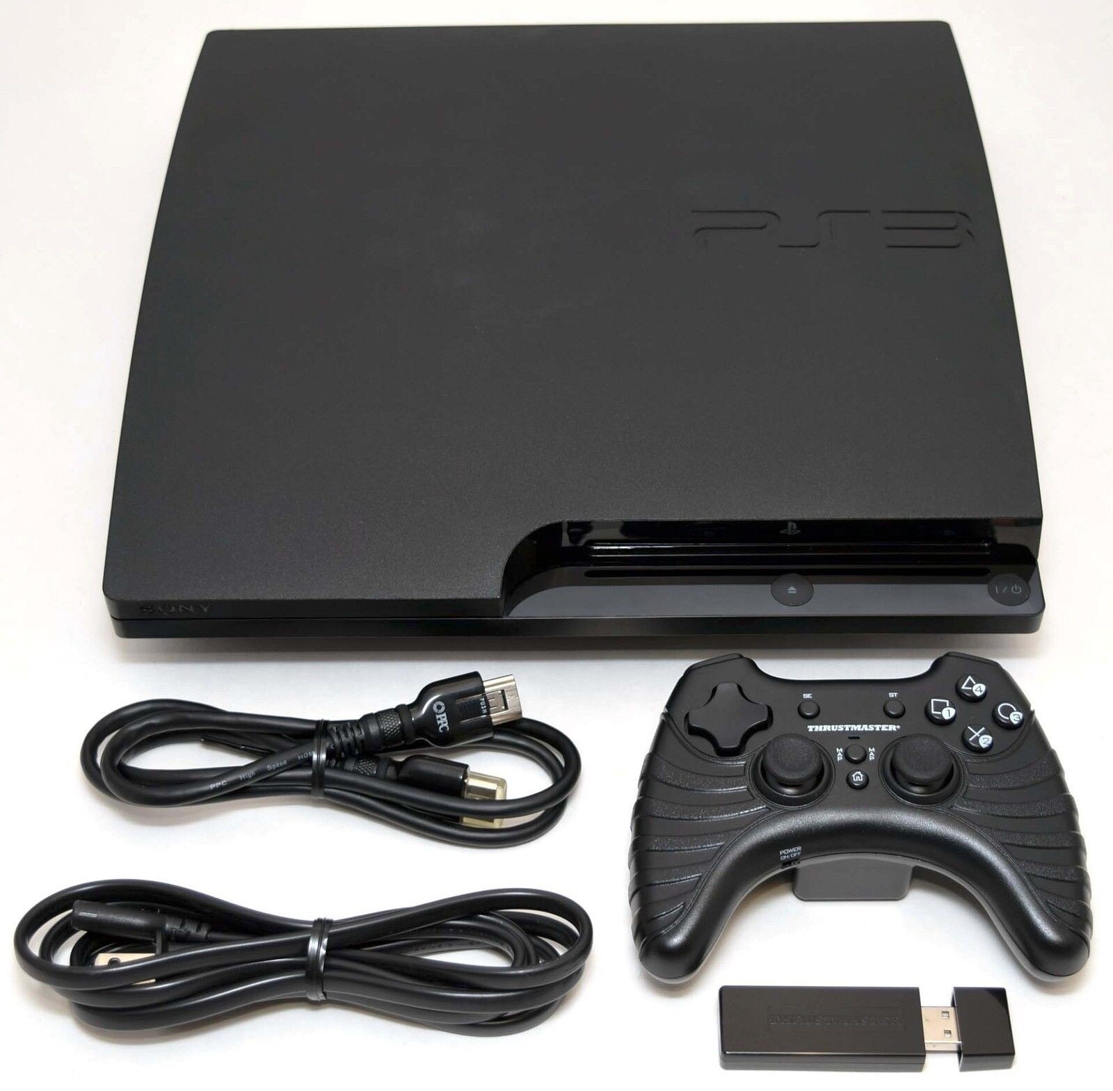 Sony PlayStation 3 Slim 320gb Gaming Console System PS3 SLIM HDMI Bundle YES!