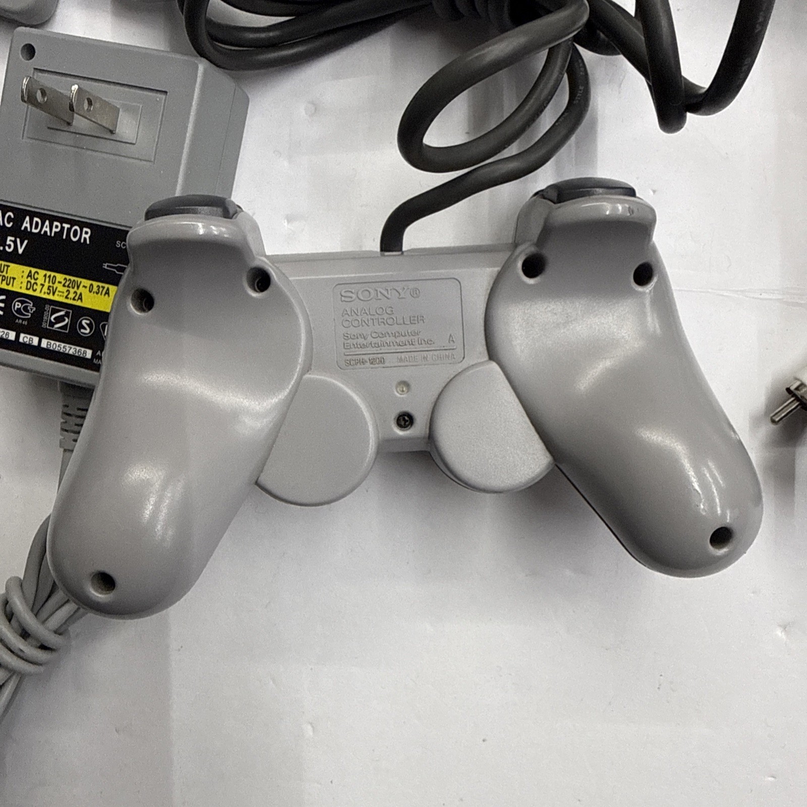 Ps1 – Sony Playstation PS One Video Game Console White Jr Slim Mini Tested 2943