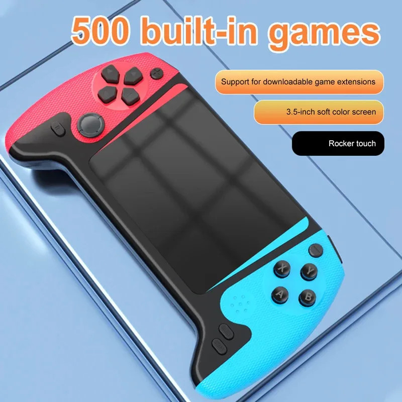 Retro Handheld Game Console 3.5Inch LCD Screen Built-In 500 Games Gaming Console
