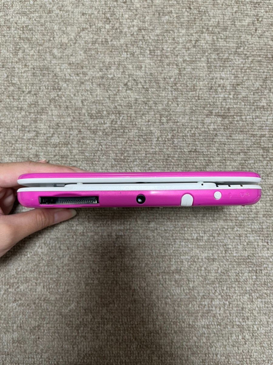 New Nintendo 3DS XL LL White x pink Console region Japanese B994