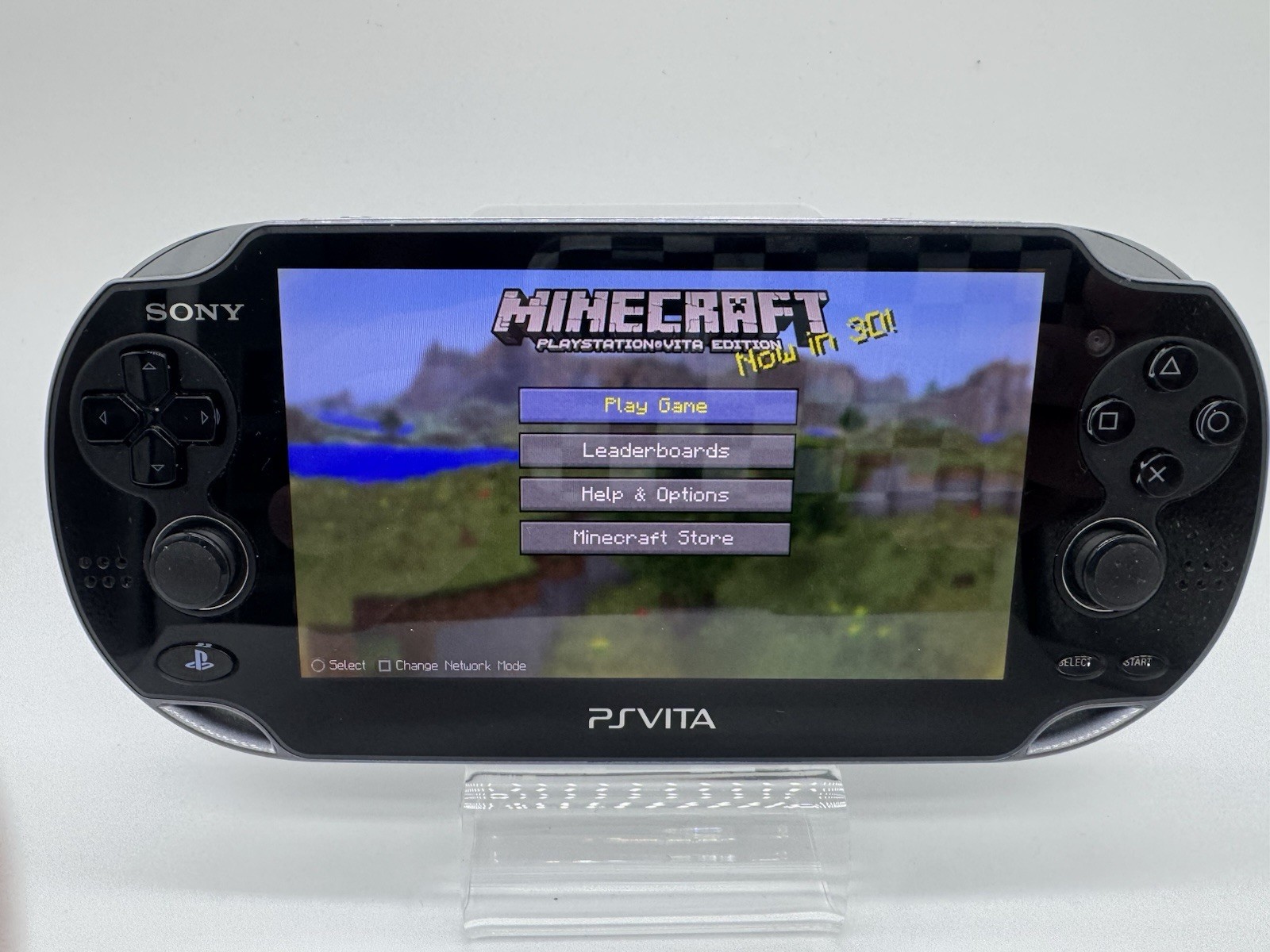 Sony PS Vita 1100-Crystal Black OLED-32 GB-WiFi /3G Model-In Box w/Charger
