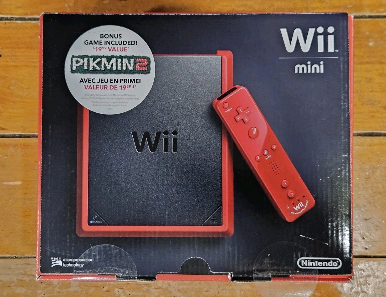 Wii Mini Red Brand New! Ultra Rare Pikmin 2 Bundle
