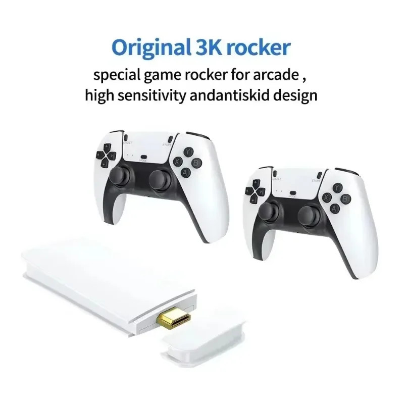 Wireless Gamepads M15 Game Stick Mini TV Handheld Game Console Video Game 128G 2