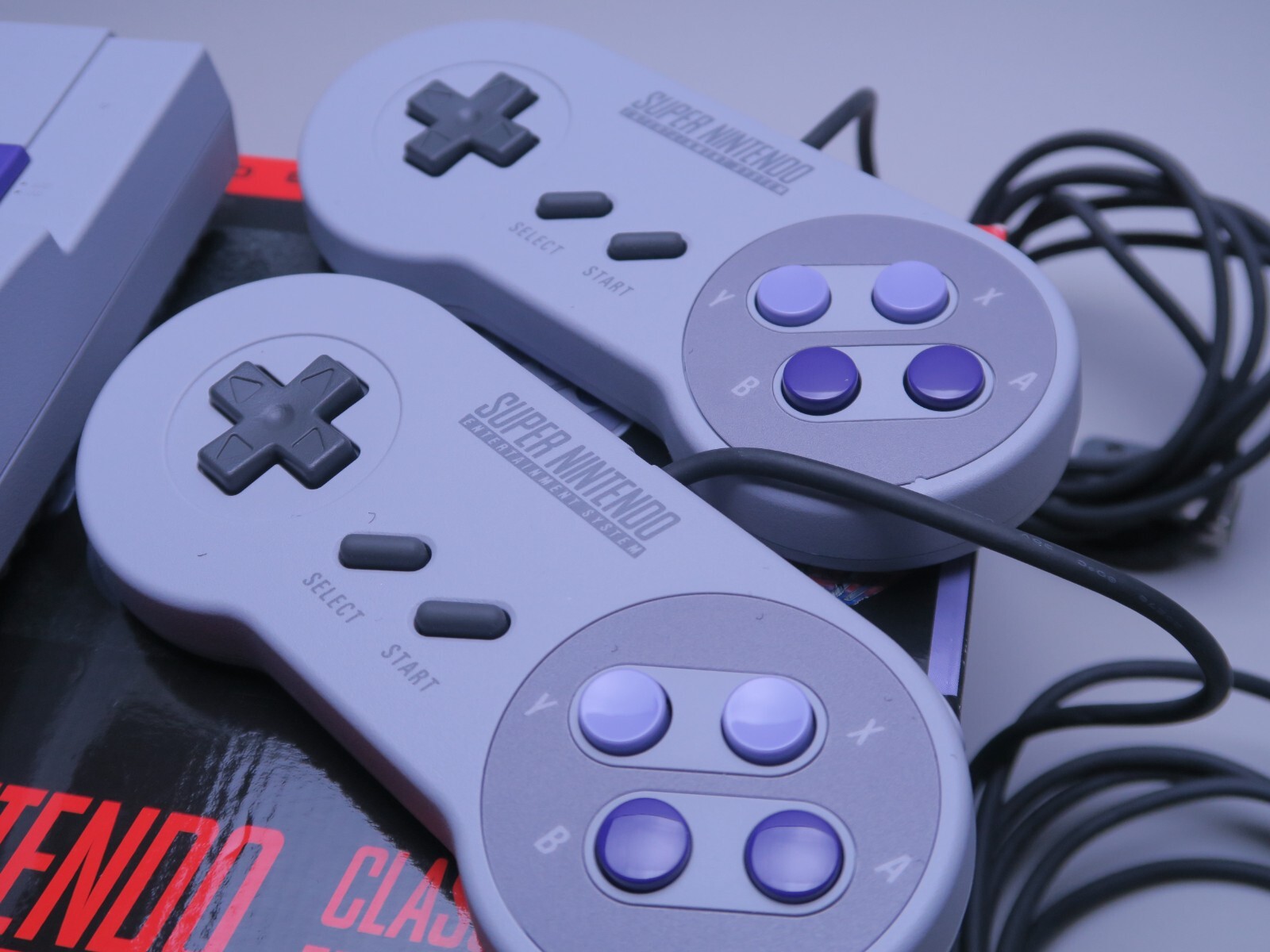 Authentic 16-Bit Super Nintendo SNES Classic Edition Console (21 Built-In Games)