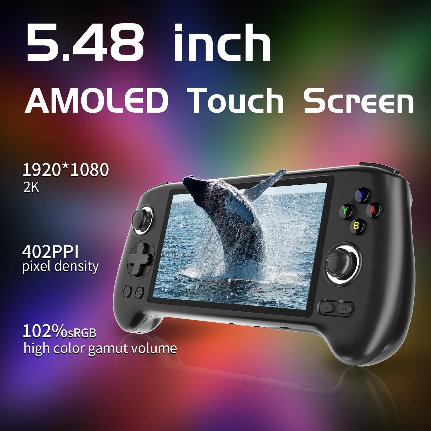 RG556 Retro Handheld Game Android 13,Rg 556 Handheld Game with 5.48 Inch Touch O