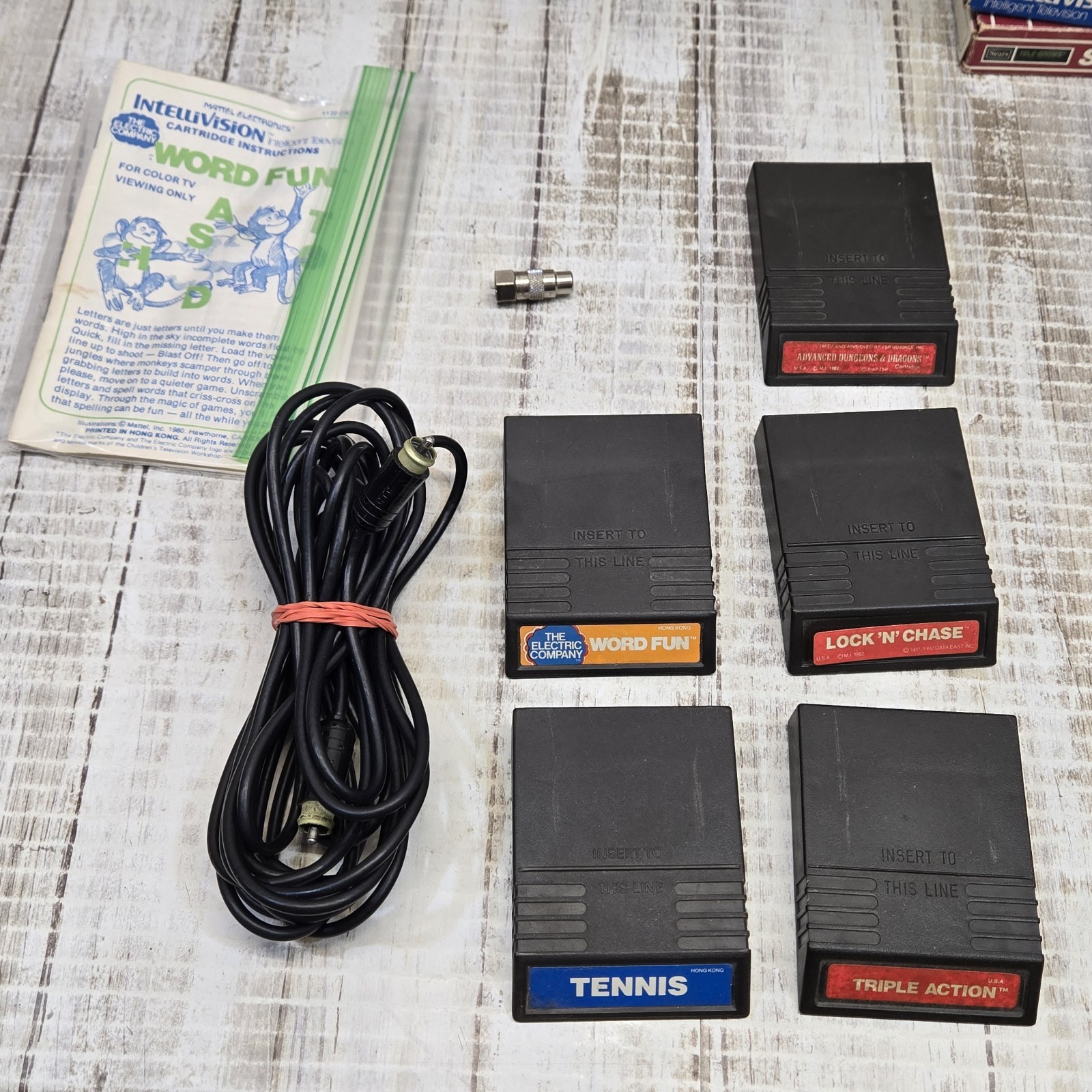 Intellivision Game Console – w/ 11 Games – Mattel 1979
