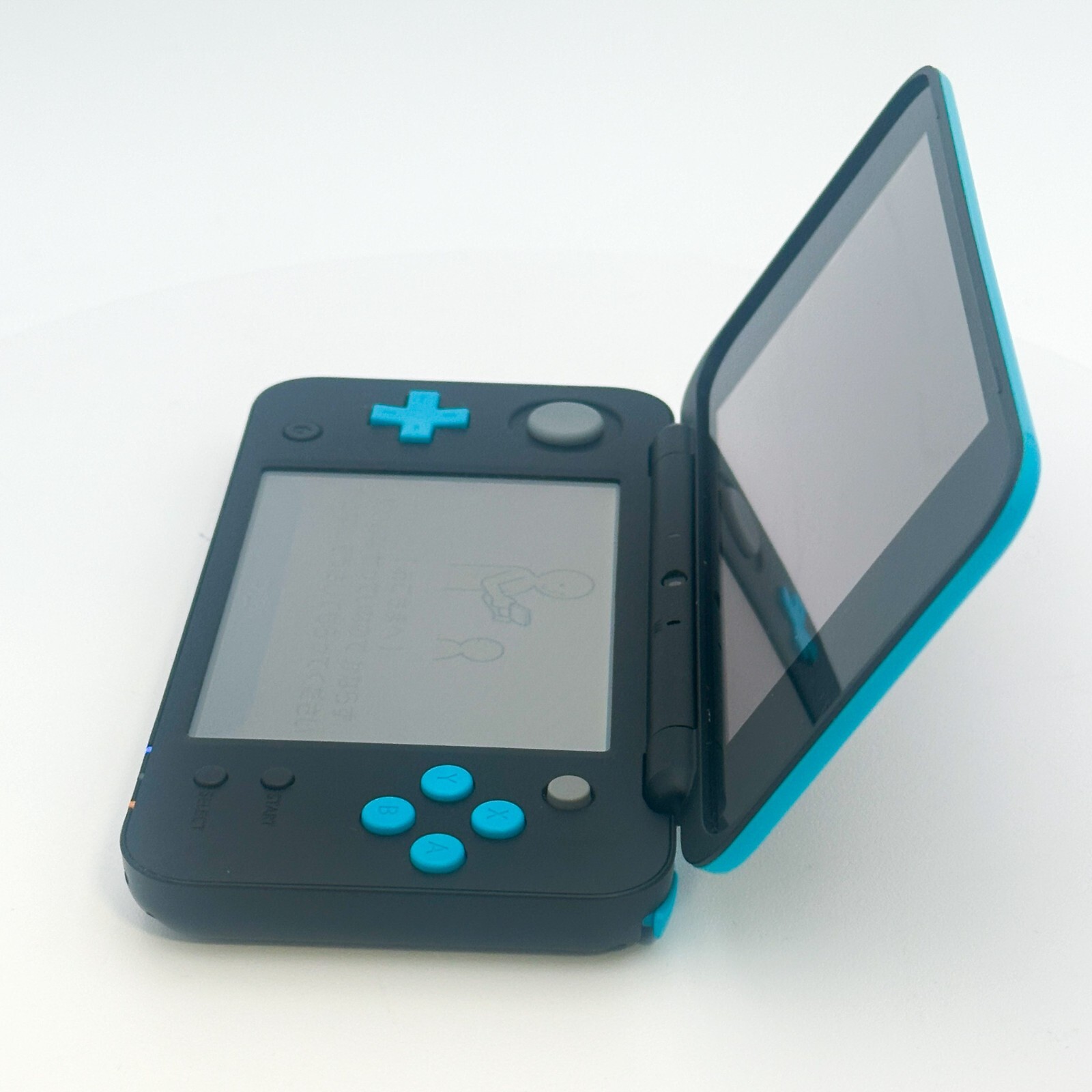 New Nintendo 2DS XL LL Black Turquoise Console Japanese ver Good Condition Works