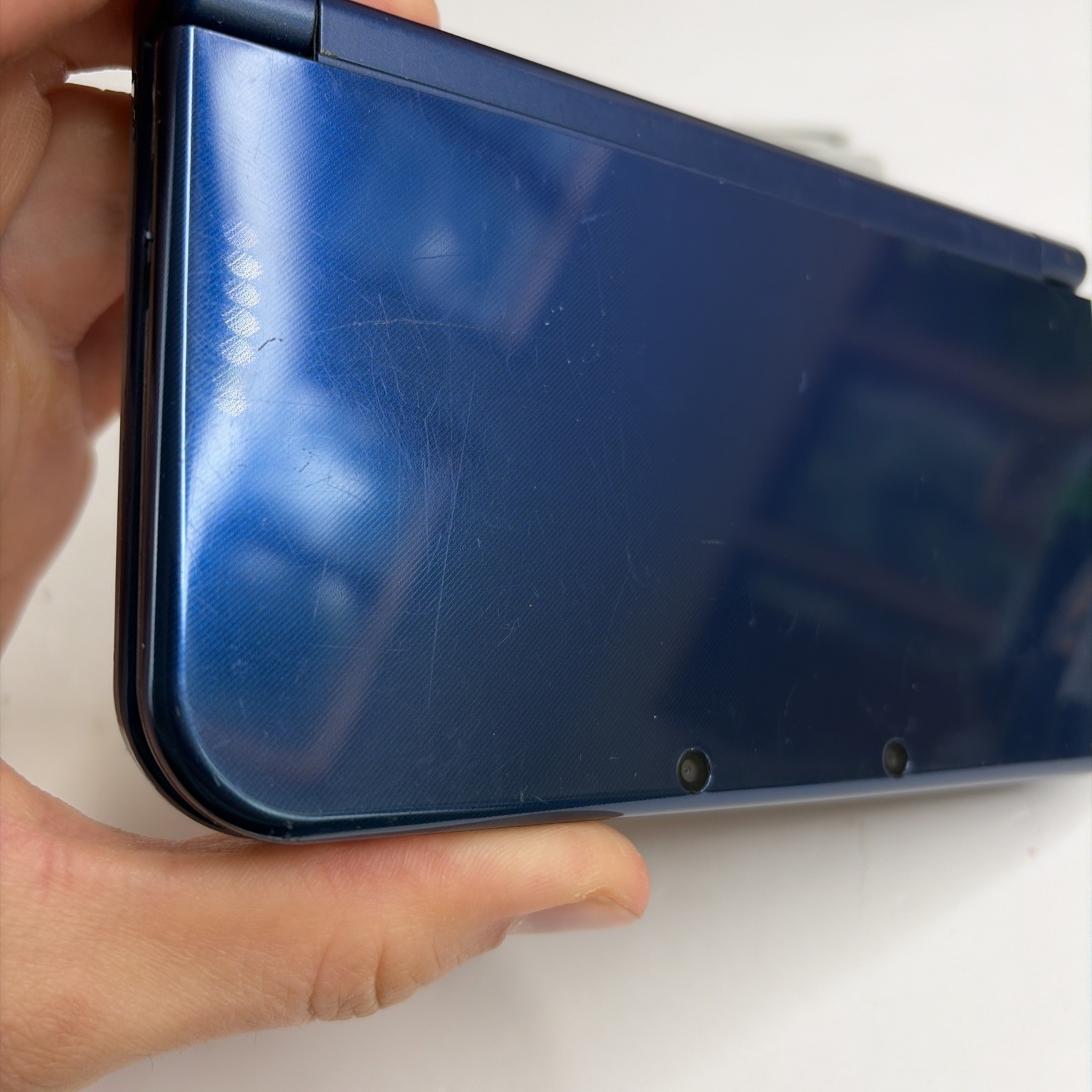 New Nintendo 3DS XL LL Blue Console – Tested! W Charger Stylus