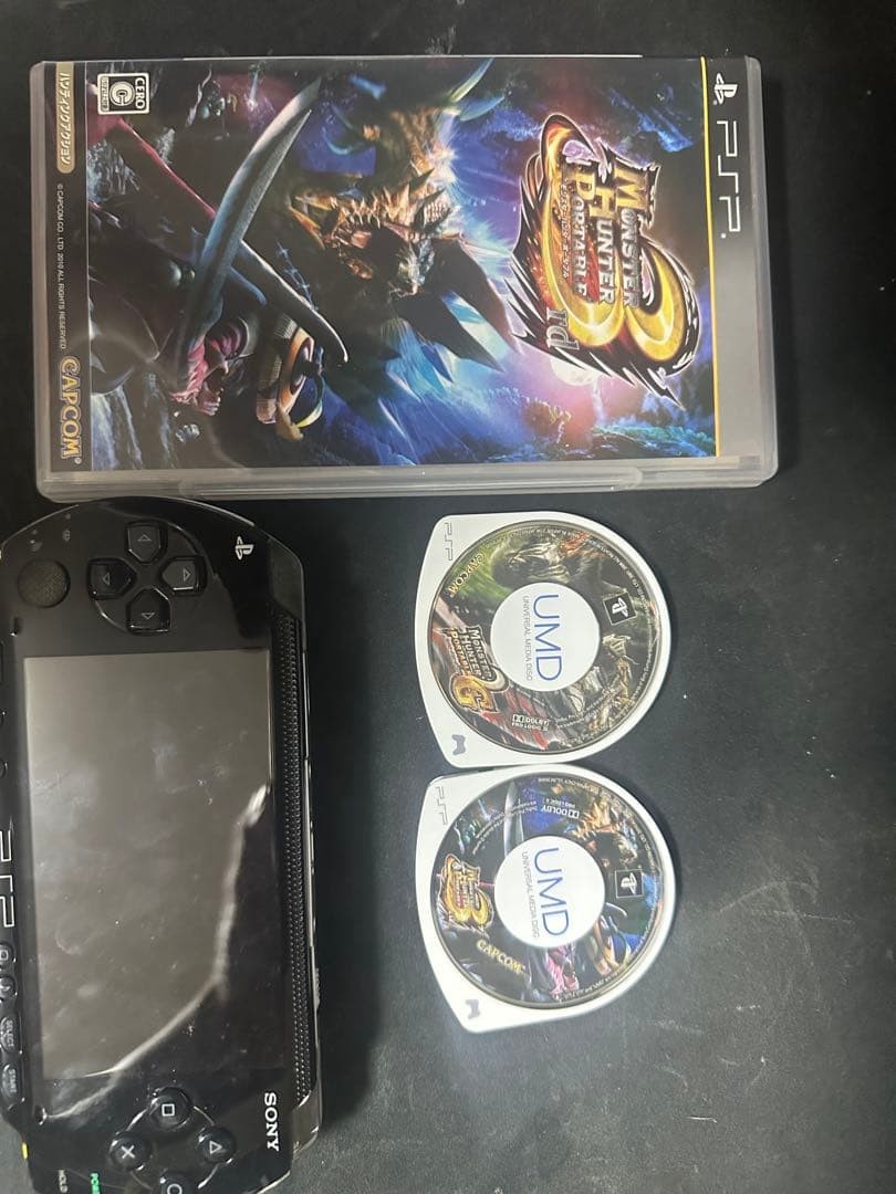 PSP Psp Monster Hunter 2G.3 Game Set Japan