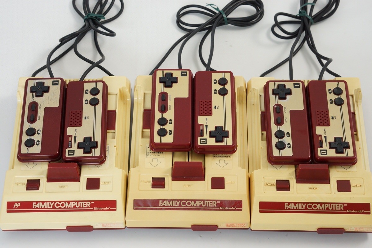 WHOLESALE Nintendo Famicom Lot of 5 Console FREE Shipping WORKING TESTED FC1218