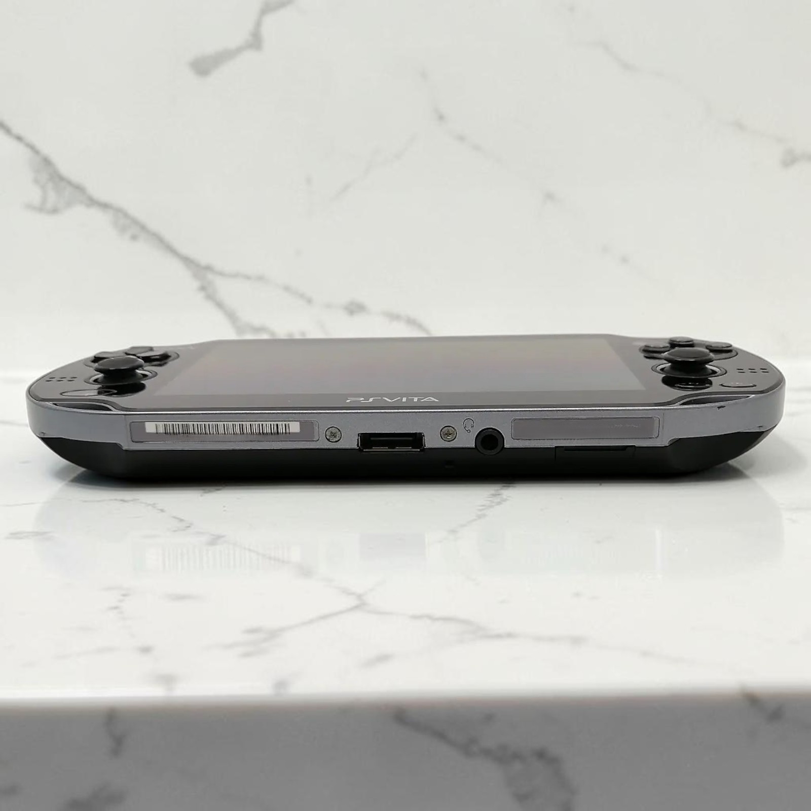 Sony PS Vita PCH-1000 Crystal Black 3G Wi-Fi Handheld Tested Working Used