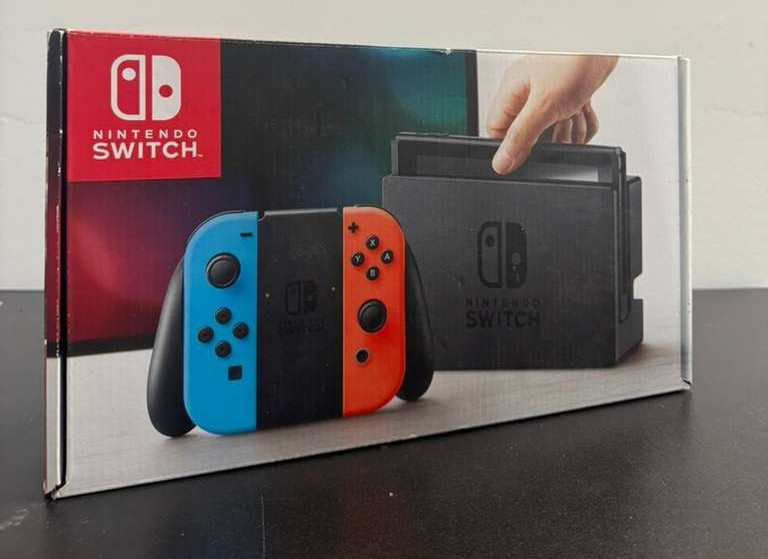 Nintendo Switch 32GB Handheld Console – Neon Red/Neon Blue