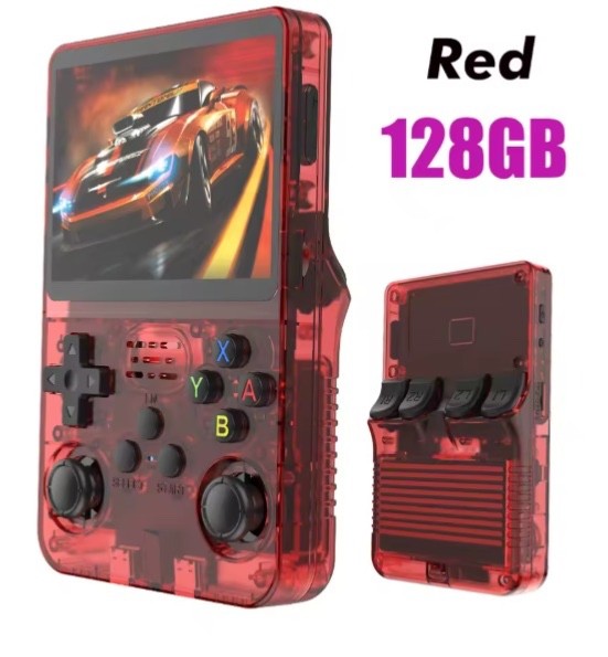 Consola Retro Portátil R36S Pro | 15.000+ Jogos | 64GB / 128GB