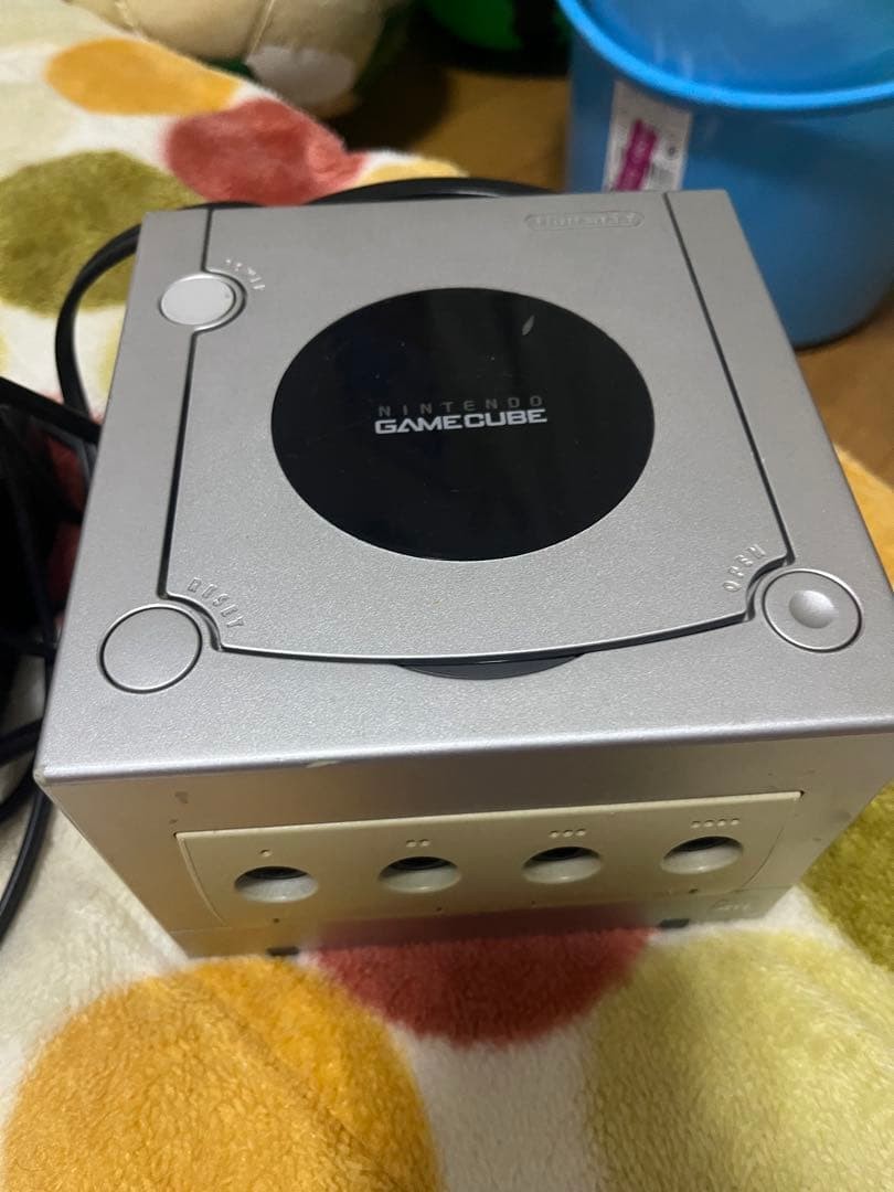 GameCube Silver Console 4-Port with Power & AV Cables Tested Used