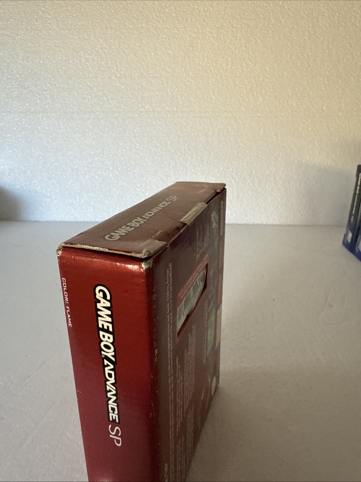 Nintendo Game Boy Advance SP GBA Flame Red Console Sealed Box Rare New Sealed
