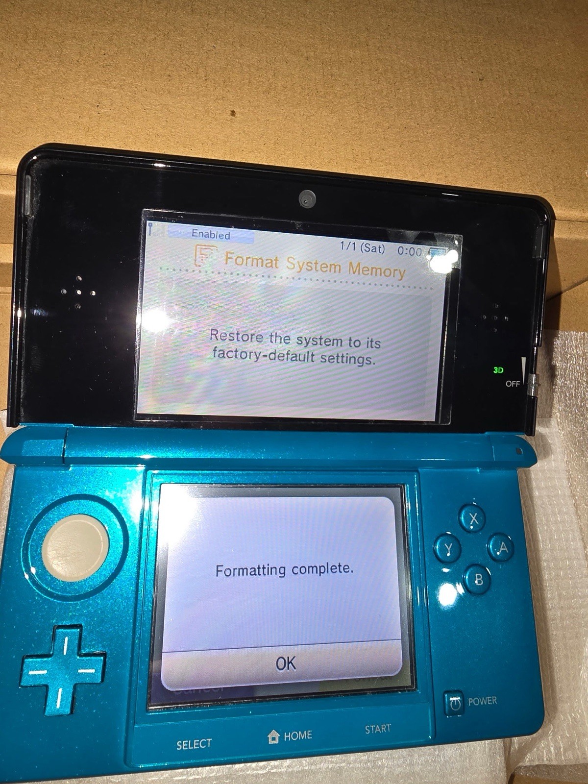 Nintendo 3DS Blue/Black