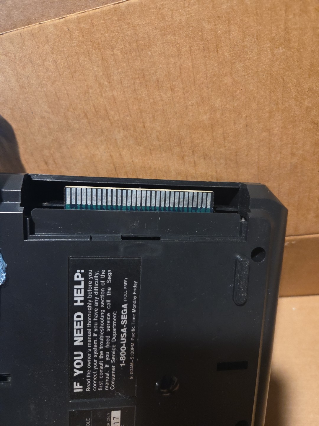 Original SEGA GENESIS 16 Bit High Def Console MK-1601 Controller & Power Adapter