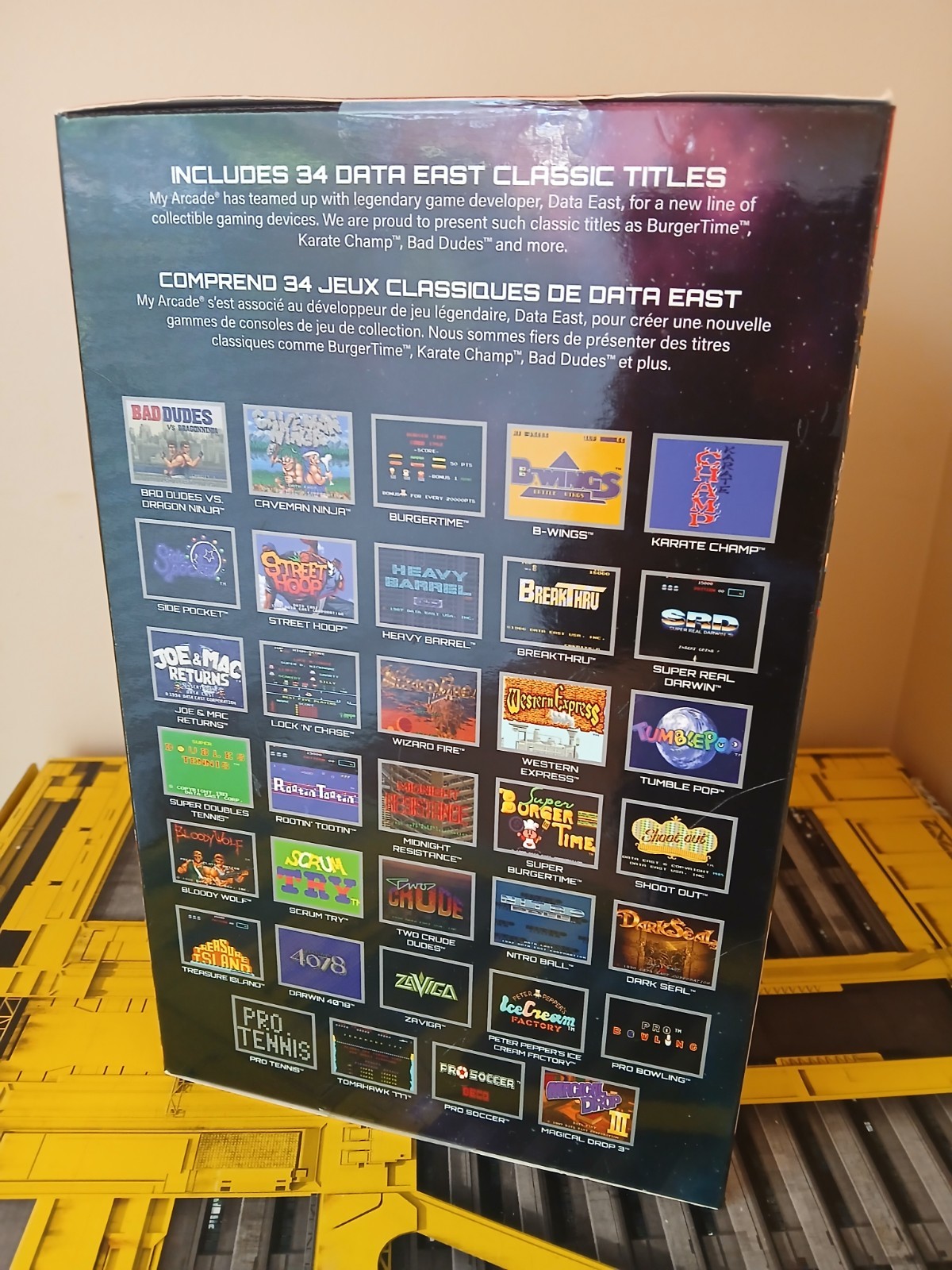 NEW My Arcade DGUNL-3200 10 inch Mini Retro Arcade Data East 34 Games