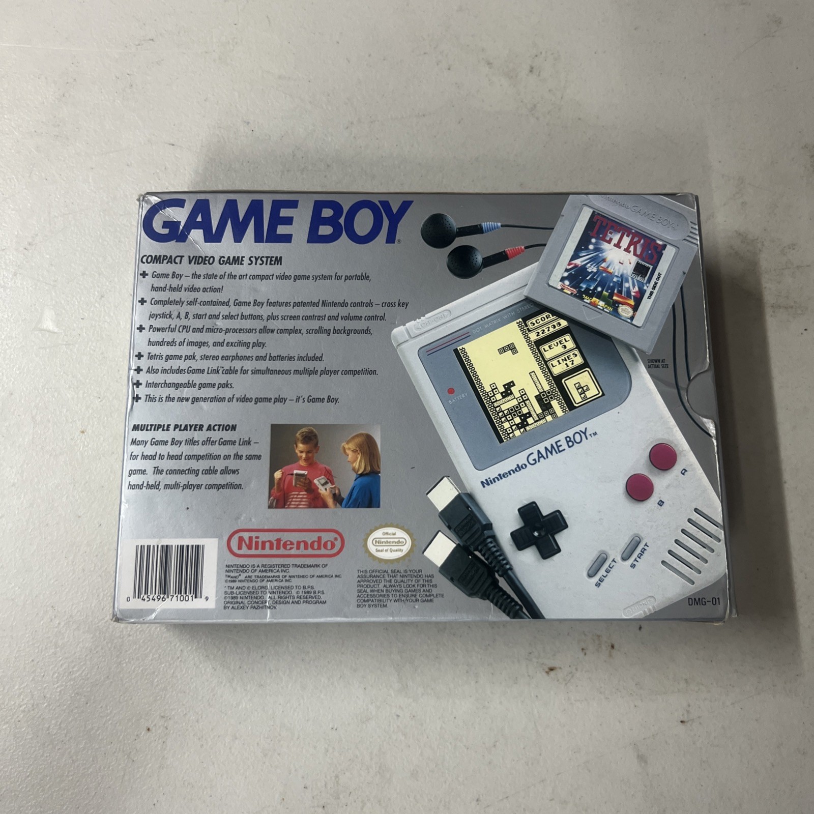 Nintendo Gameboy Compact Video Game System With Original Box