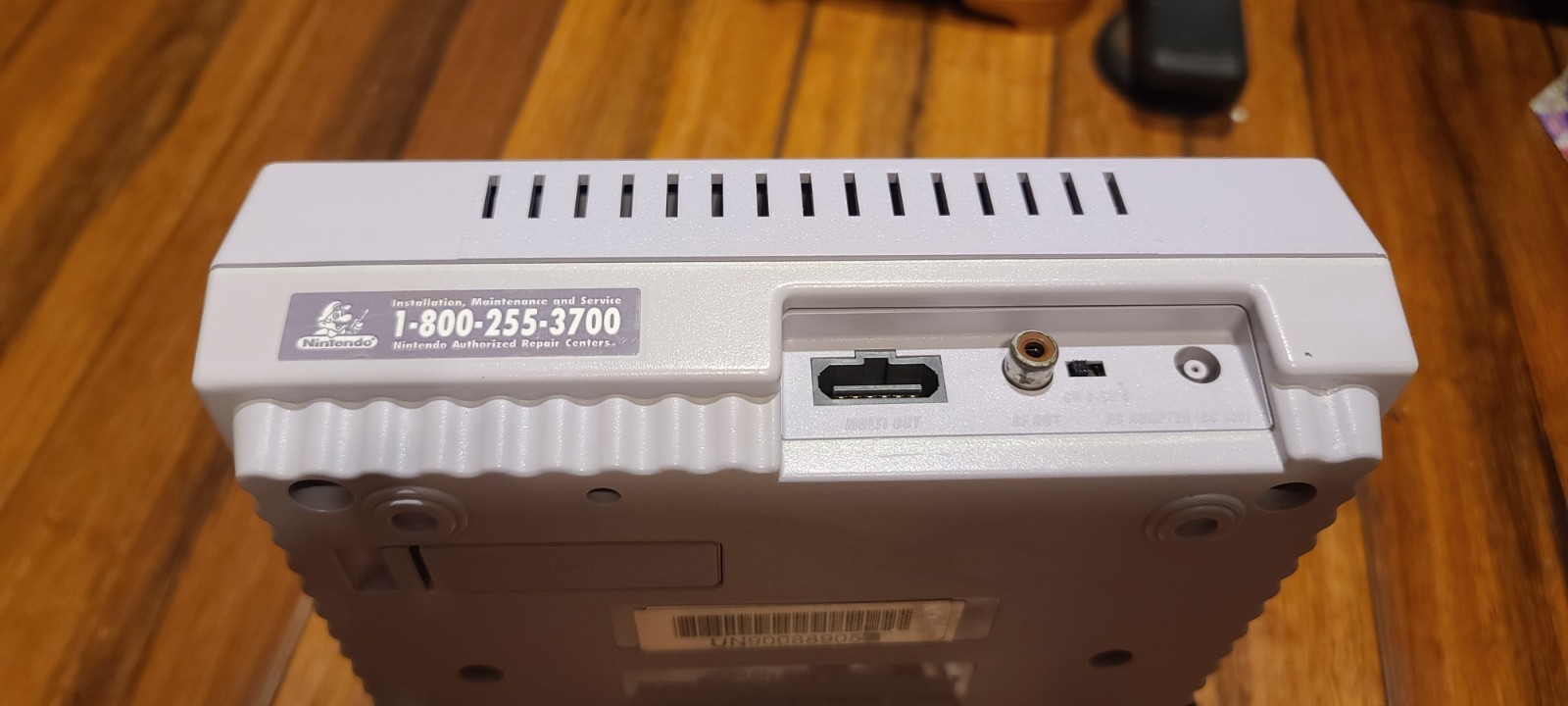 Super Nintendo SNES 1-Chip Recapped & Cleaned.