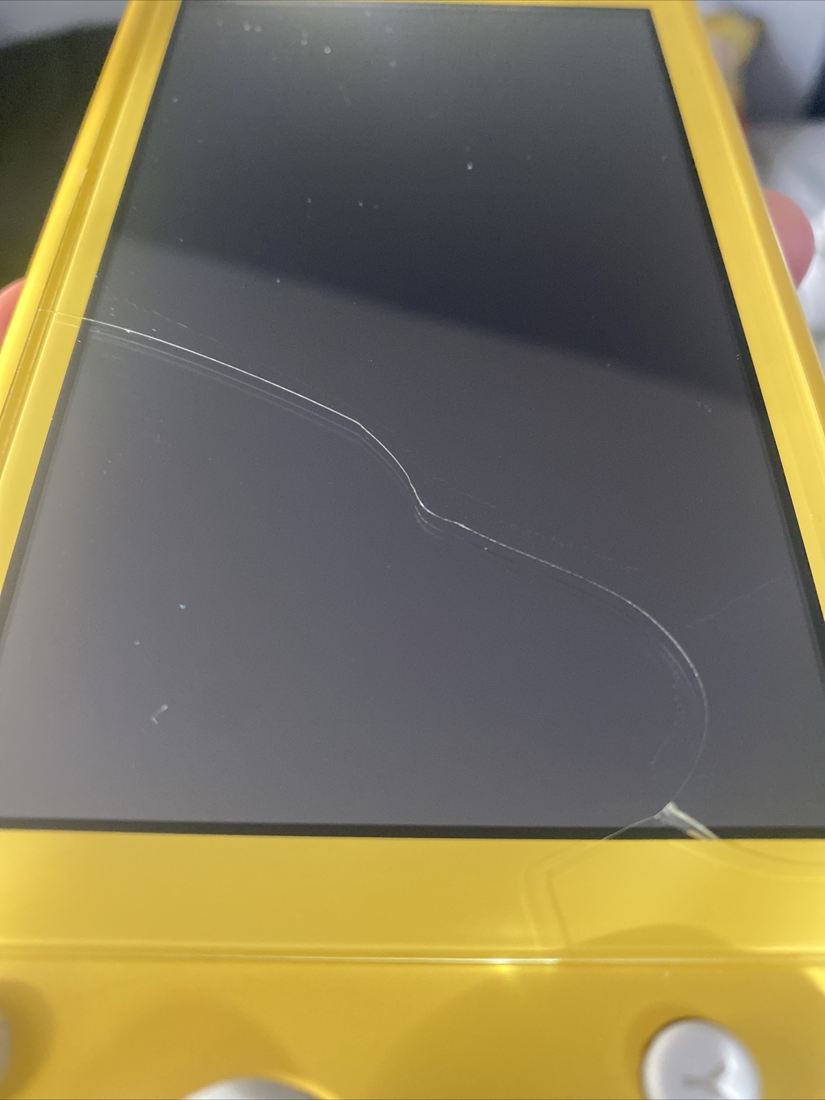 Nintendo Switch Lite Yellow Console /w small scratch