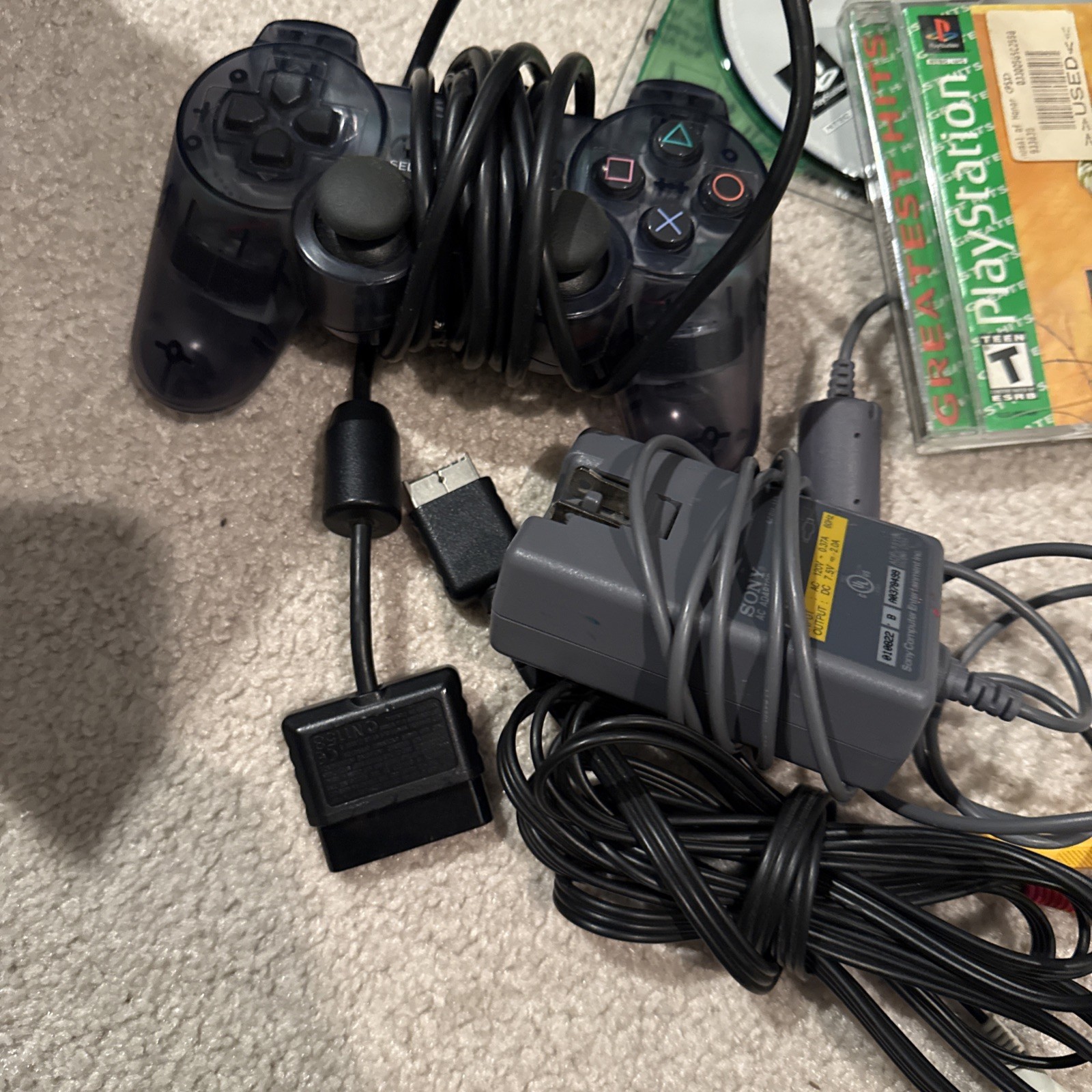 Sony Playstation 1 PS One SCPH-101 Slim PS1 Console Bundle System Tested