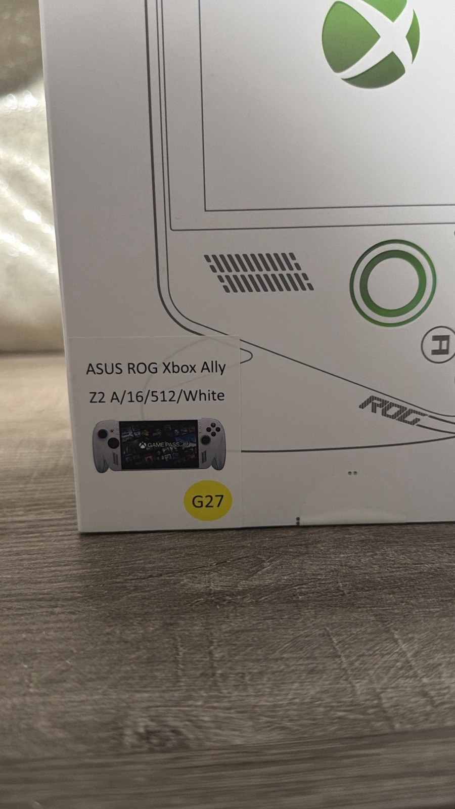 ASUS ROG Xbox Ally Z2 A/16/512/White Handheld System 512GB White