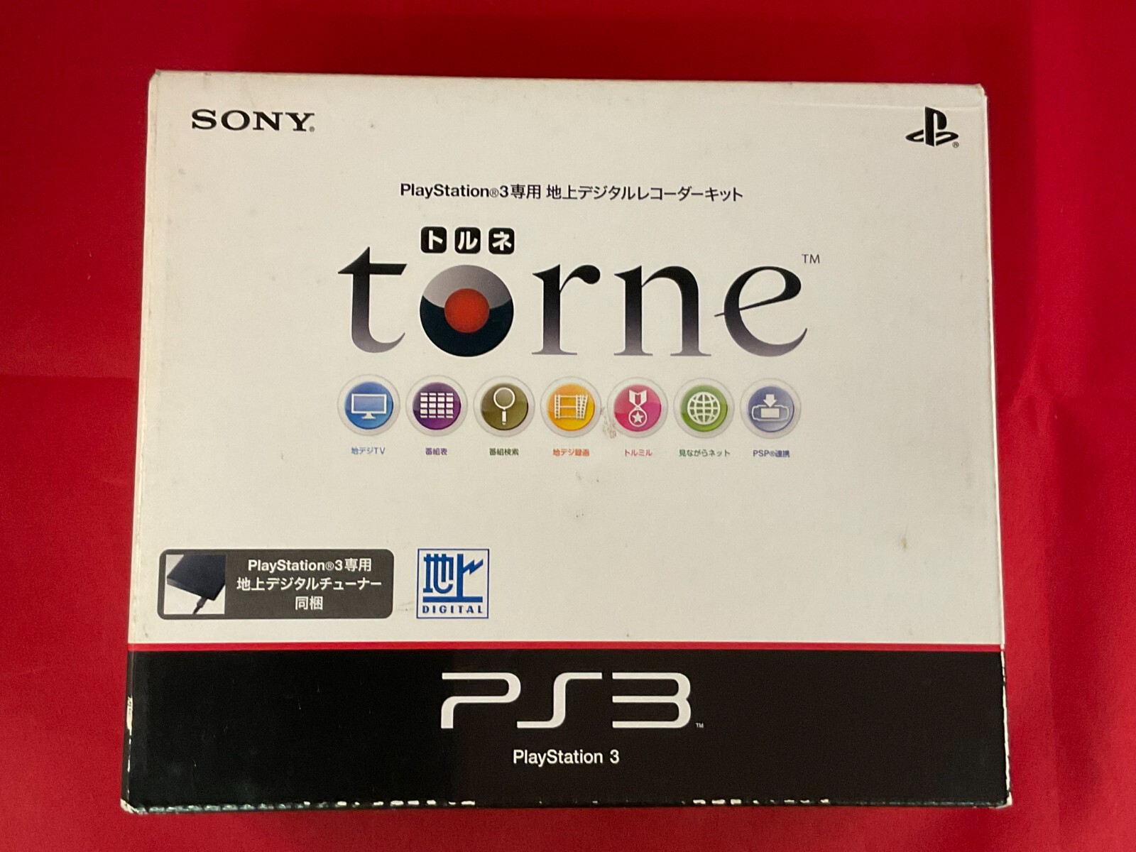 Torne TV Tuner (Sony Playstation 3 PS3) CECH-ZD1J Main unit and box only From JP