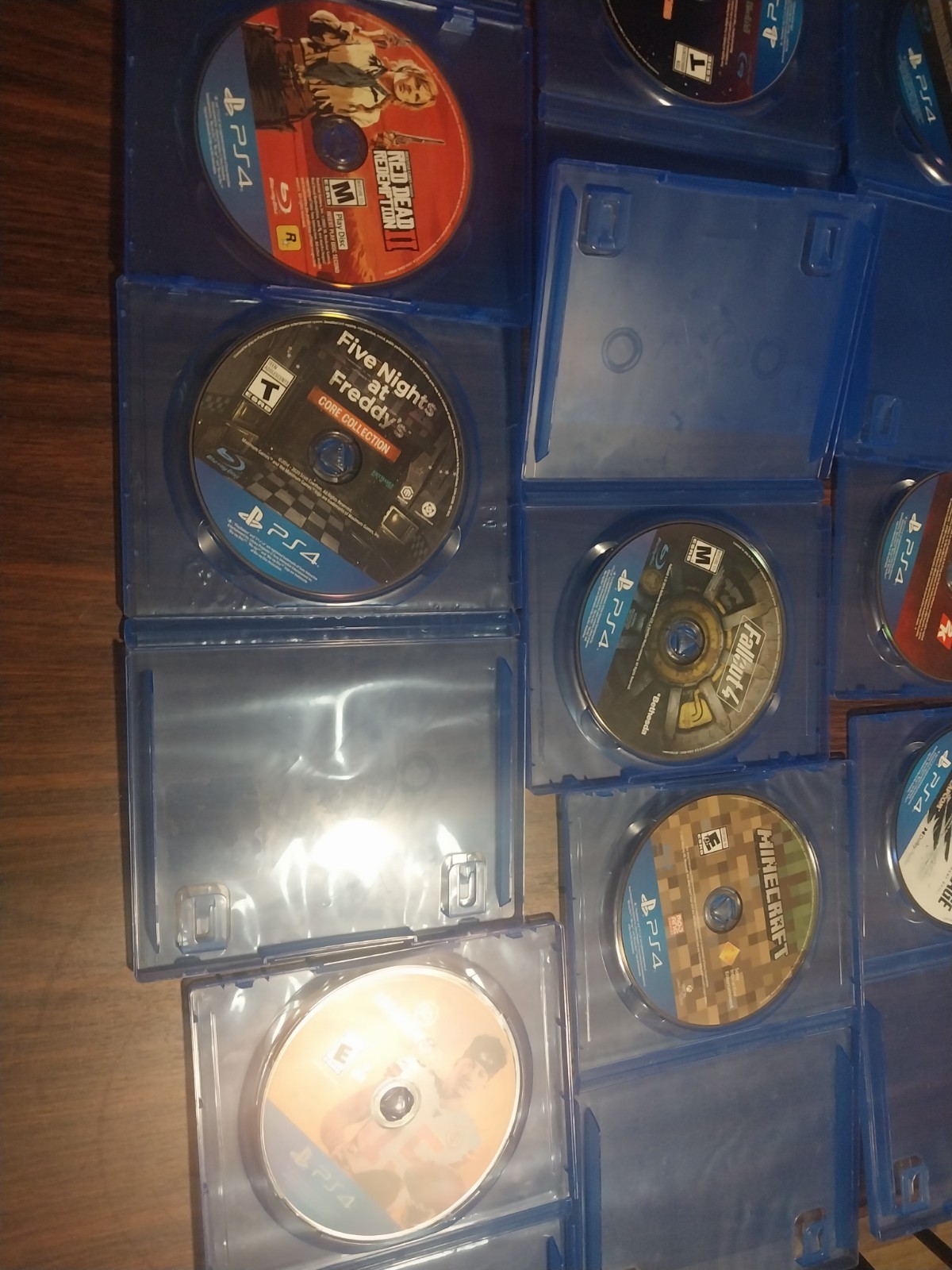 Ps4 Slim 500GB With 9 Games And Power Cord No Controller Fair Condition