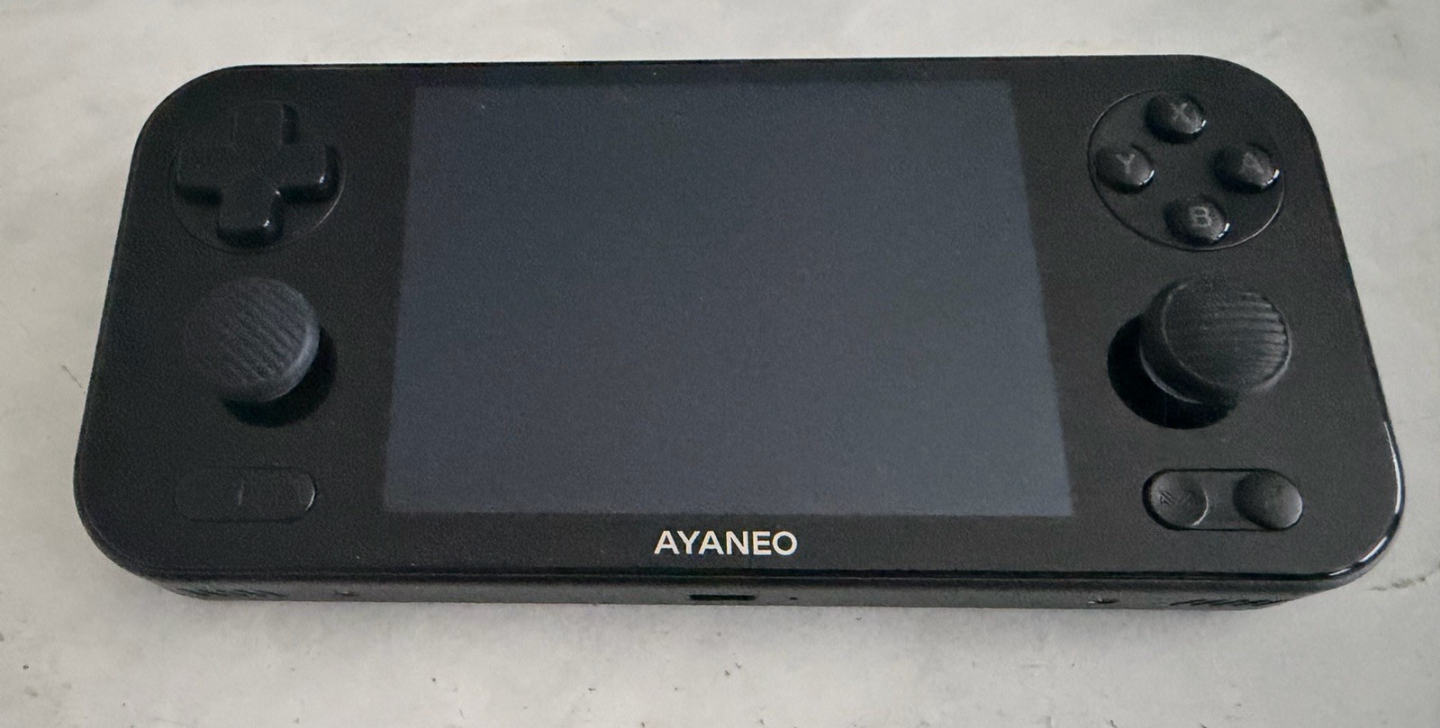 AYANEO Pocket S Mini – 8G+128G Obsidian Black – w/ Box + Case Loaded With Games