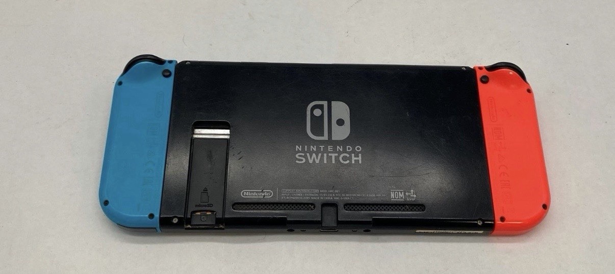 Nintendo Switch 32GB Gray Console with Neon Red and Neon Blue Joy-Con