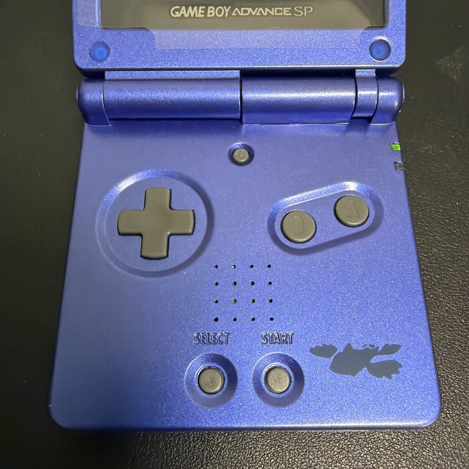 Nintendo Game Boy Advance SP Kyogre Edition Console NEW IPS screen w/ Charger