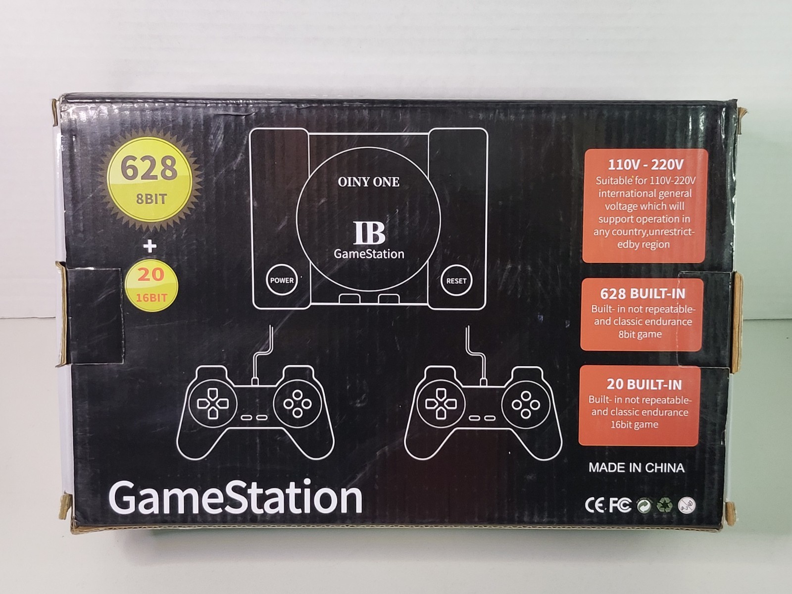 HD Game Console 648 Game Station 8 Bit + 16 Bit Emulator