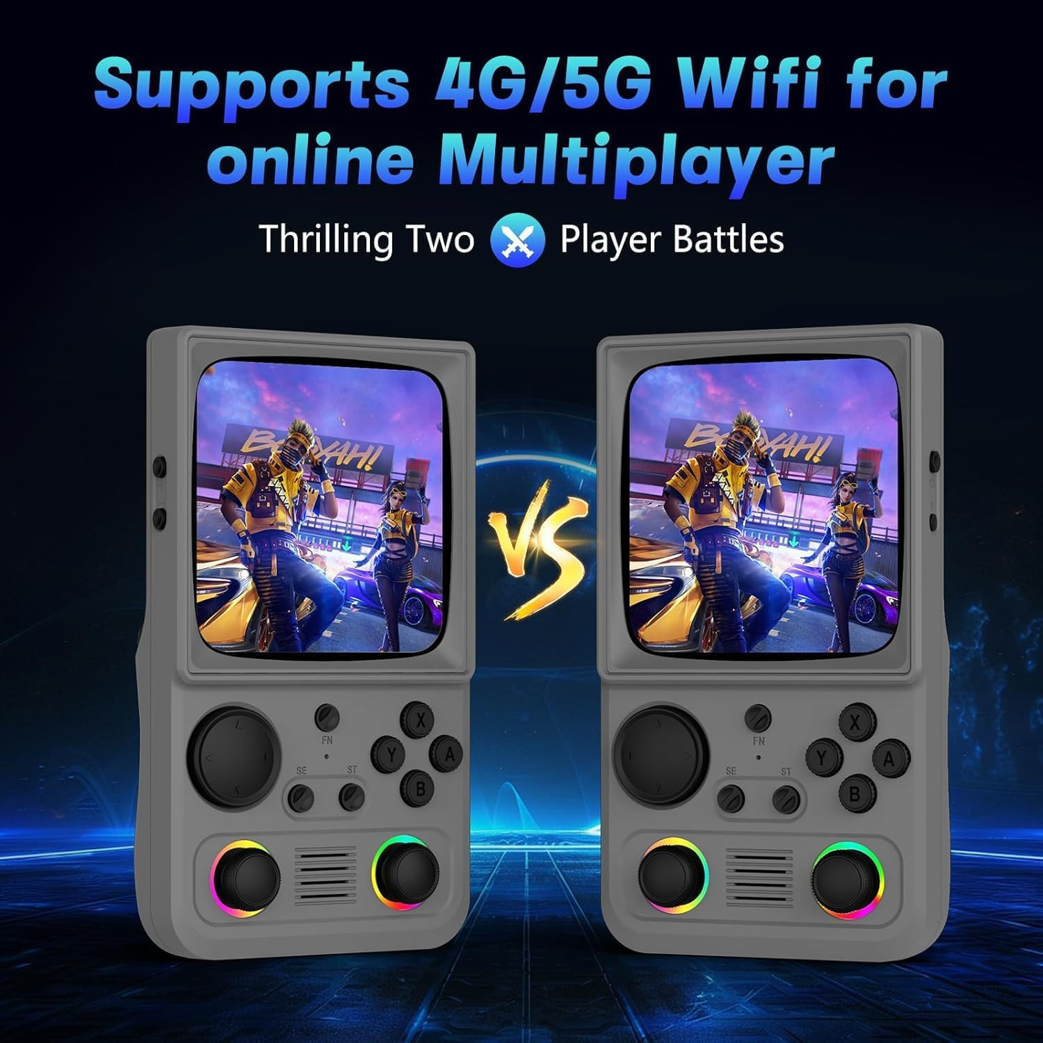 R36TMAX Retro Handheld Game Console, Portable Retro Gaming Console with 4.0” Crt